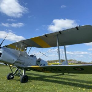1939 De Havilland DH82A Tiger Moth Military Aircraft For Sale (G-DHZF) From Tecnica Services Ltd On AvPay aircraft exterior front left