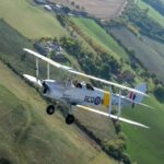 1939 De Havilland DH82A Tiger Moth Military Aircraft For Sale (G-DHZF) From Tecnica Services Ltd On AvPay aircraft exterior in flight