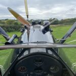 1945 Boeing Stearman A75N1 Vintage Biplane For Sale on AvPay by UK Aviation Sales. View from the front seat