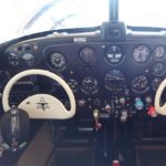 1946 North American Navion for sale by Europlane Sales. Cockpit-min