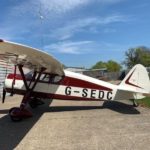 1947 Fairchild 24W-46 Argus for sale by Europlane Sales. Left wing-min