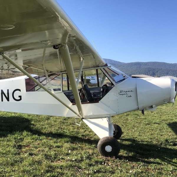 1954 Piper PA18 135 Super Cub Single Engine Piston Aircraft For Sale By Aeromeccanica on AvPay right side of aircraft