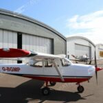 1965 Cessna F172G Single Engine Piston Airplane For Sale on AvPay by AT Aviation. Right wingtip