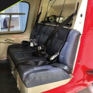 1968 Agusta Bell 206 Jet Ranger helicopter for sale on AvPay by Pacific AirHub. Rear seats
