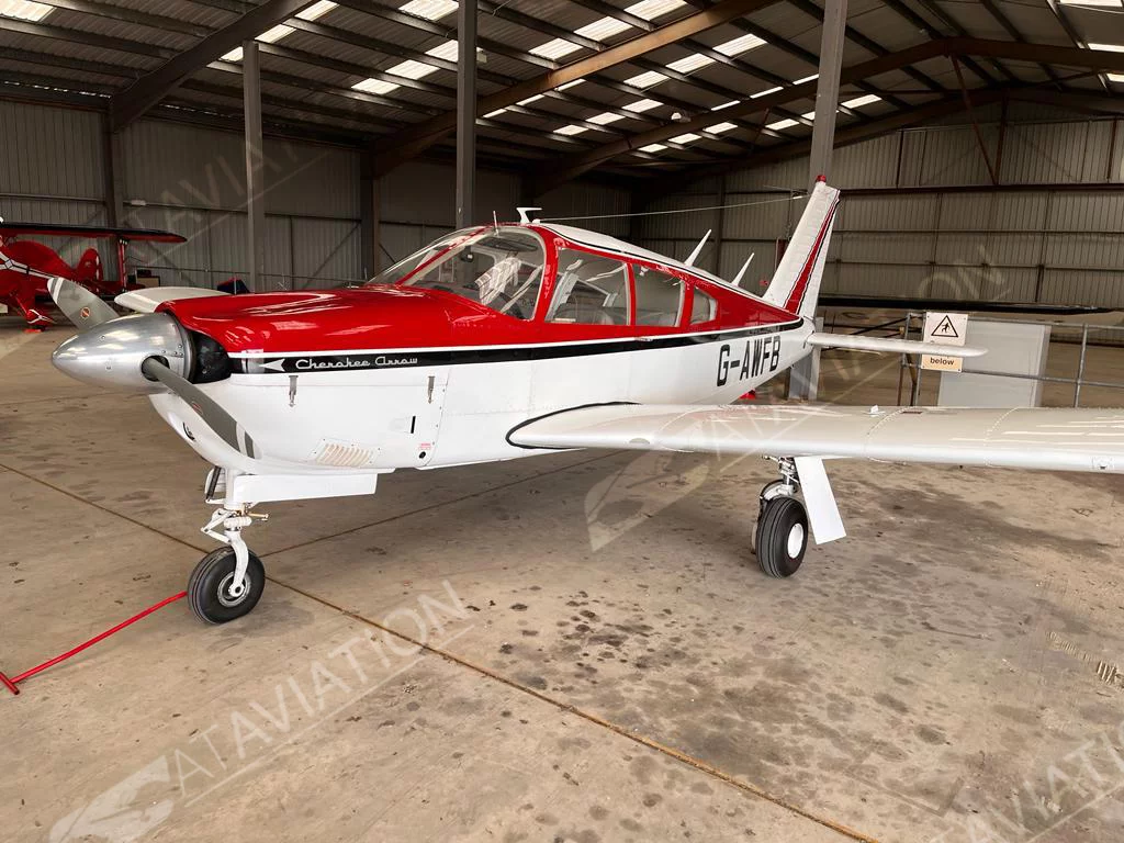 1968 Piper PA28 180 Cherokee Arrow Single Engine Piston Aircraft For Sale From AT Aviation On AvPay hangered
