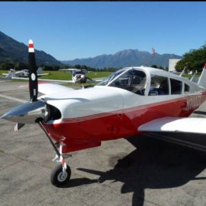 1969 Piper PA-28R-200 Arrow II for sale by Aeromeccanica in Switzerland. View from the left
