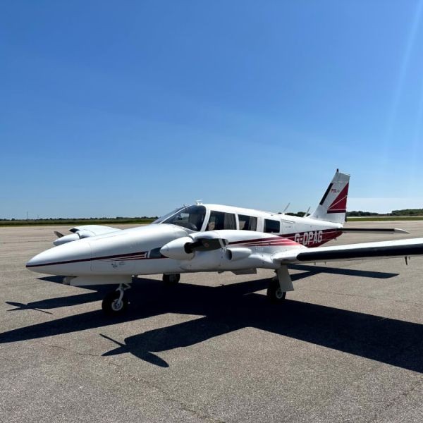 1972 Piper PA34 Seneca I 200 Multi Engine Piston Aircraft For Sale From Flightline Aviation On AvPay front left of aircraft