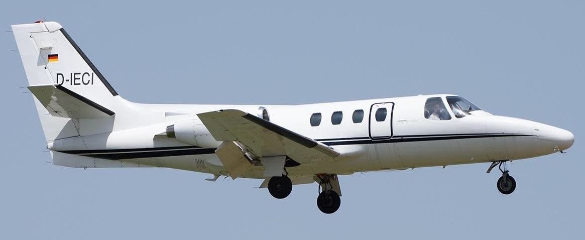 1973 Cessna Citation 500 Private Jet For Sale From Flight Source International On AvPay aircraft exterior in flight