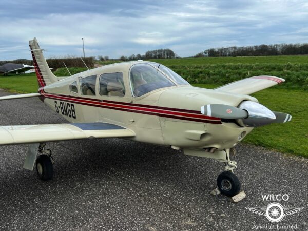 1973 Piper PA28R 200 Arrow II Single Engine Piston Aircraft For Sale (G-BMGB) From Wilco Aviation On AvPay aircraft exterior front right close