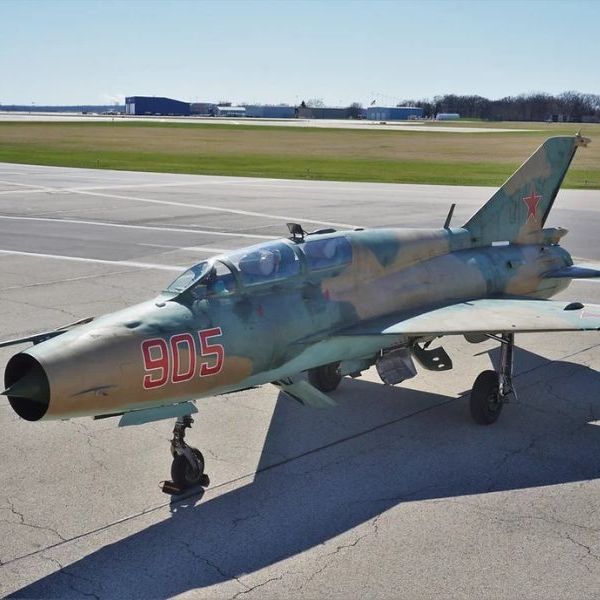 1974 MiG 21UM Military Aircraft For Sale From Code 1 Aviation On AvPay front left of aircraft