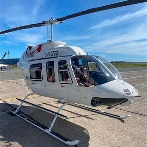 1977 Bell 206 LR Turbine Helicopter For Sale From Victoria Helicopters On AvPay front right of helicopter