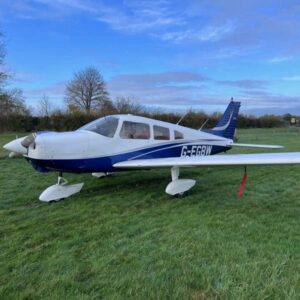 1977 Piper PA28 161 Warrior II Single Engine Piston Aircraft For Sale From Europlane Sales on AvPay front left of aircraft-min