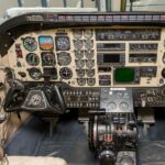 1979 Beechcraft King Air C90 turboprop airplane for sale on AvPay by Jetron. Cockpit