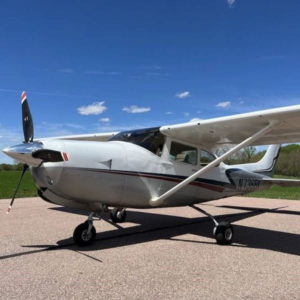 1979 CESSNA R182 for sale in Vermillion South Dakota, by Lone Mountain Aircraft. Front of aircraft-min