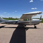 1979 CESSNA R182 for sale in Vermillion South Dakota, by Lone Mountain Aircraft. Right wing-min