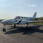 1979 Cessna C340A for sale by Europlane Sales. View from the side-min