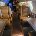 1979 FALCON 20F‐5 private jet for sale by Southern Cross Aviation. Rear view of interior-min