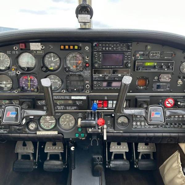 1979 Piper PA28RT 201T Turbo Arrow IV Single Engine Piston Aircraft For Sale From Europlane Sales Ltd On AvPay console and instruments