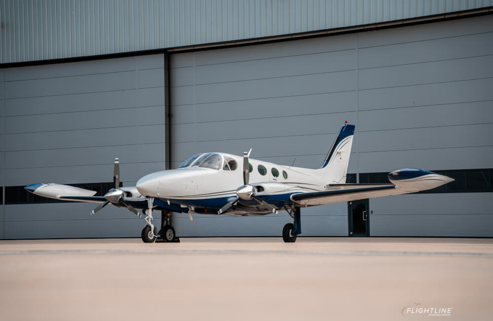 1980 Cessna 340A RAM IV (N789MD) Multi Engine Piston Aircraft For Sale From Flightline Aviation On AvPay aircraft exterior front left