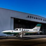 1980 Cessna 414A Multi Engine Piston Aircraft For Sale By JetAVIVA exterior side on left wing