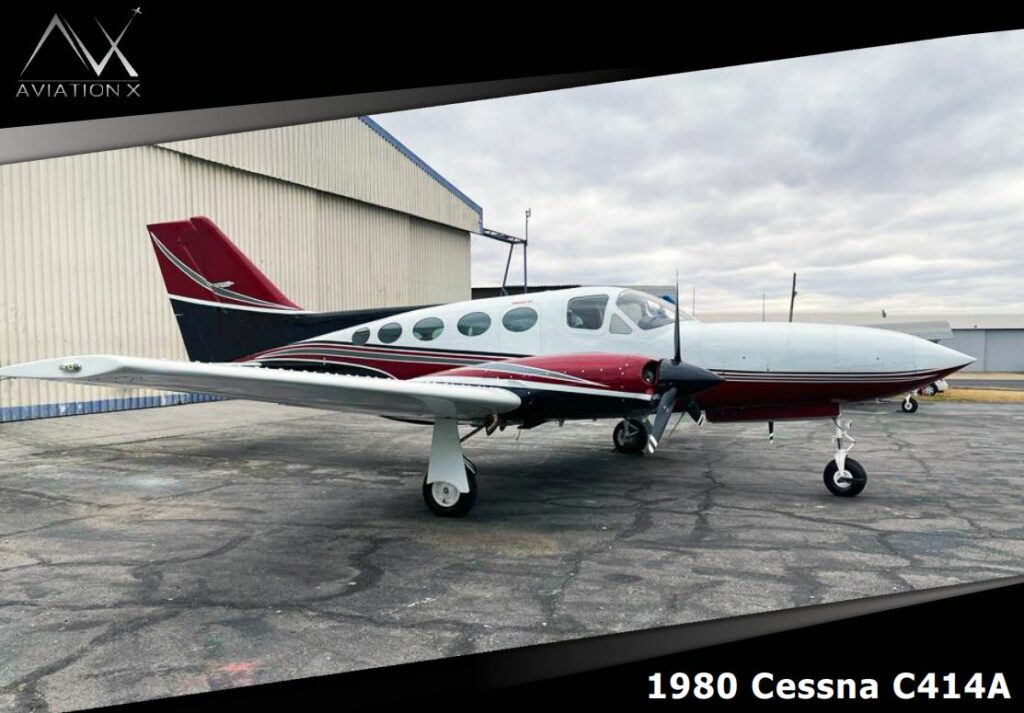 1980 Cessna C414A Multi Engine Piston Aircraft For Sale From Aviation X on AvPay aircraft exterior right side