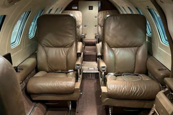 1980 Cessna Citation II (N676CM) Private Jet For Sale From Omnijet on AvPay aircraft interior to rear