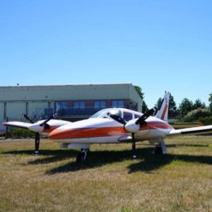 1980 Piper Seneca II Turbo for sale by JKV Aviation. View from the left-min