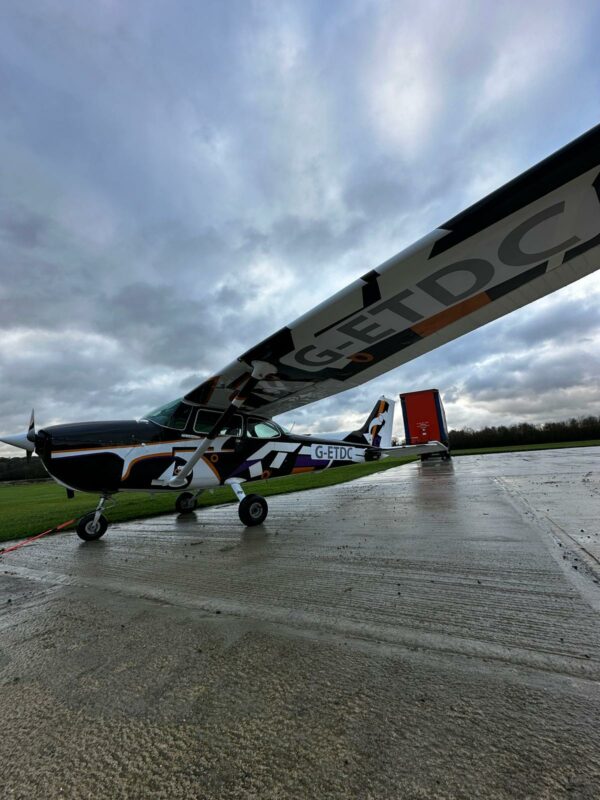 1981 Cessna 172P Single Engine Piston Airplane For Sale on AvPay by UK Aviation Sales. Left wing