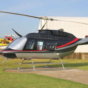 1984 Bell 206 L3 Longranger Turbine Engine Helicopter For Sale left side on