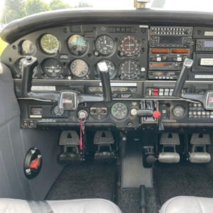 1985 Piper Warrior II for sale by Flightline Aviation. Cockpit-min