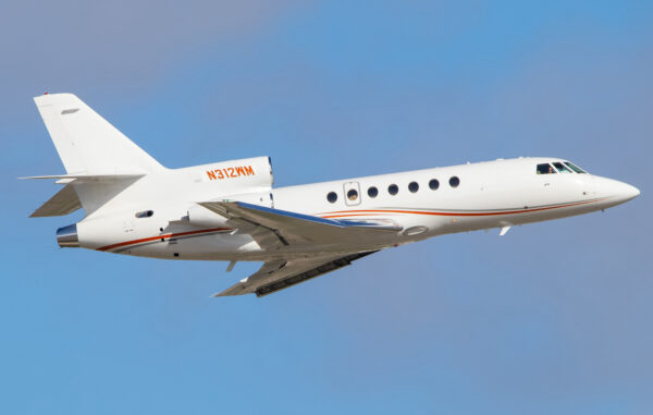 1991 Dassault Falcon 50 Private Jet For Sale (N312WM) From Flight Southern Cross Aircraft On AvPay aircraft exterior in flight