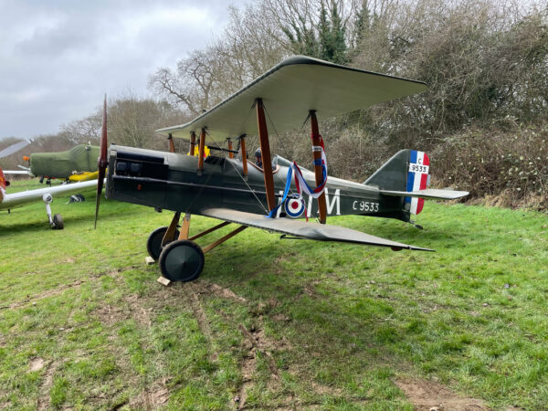 1994 Replica Royal Air Factory SE5A Biplane For Sale (G-BUWE) From Omega Aircraft Sales On AvPay aircraft exterior left side