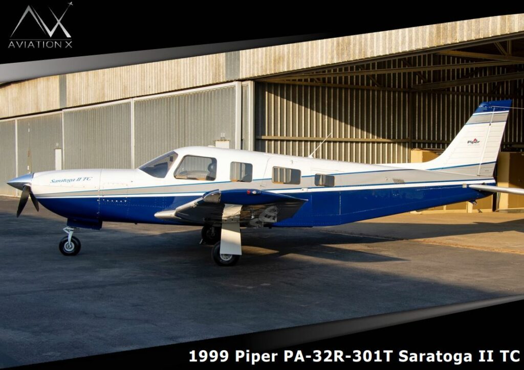 1999 Piper PA32R 301T Saratoga II TC Single Engine Piston Aircraft For Sale From Aviation X on AvPay aircraft exterior left side