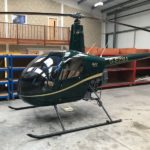 1999 Robinson R22 BETA 2 for sale by Europlane Sales. View from left-min