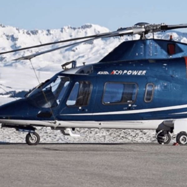 2000 Agusta Westland A109E For Sale by Savback Helicopters. Exterior view-min