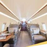 2002 Bombardier Challenger 604 private jet for sale on AvPay by Aircraft For Africa. Mid section