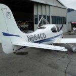 2002 Cirrus SR20 for sale by Aeromeccanica. Right view of tail