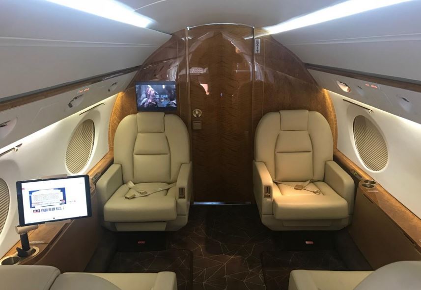 2002 Gulfstream GIV-SP Private Jet For Sale From Jetex on AvPay aircraft interior forward cabin 1