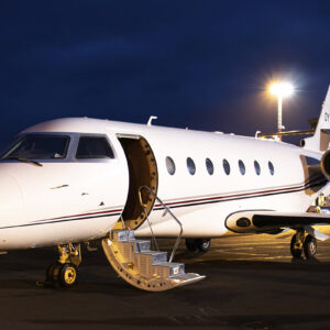 2003 Gulfstream G200 Private Jet For Sale (OY-IUV) From European Aircraft Sales On AvPay aircraft exterior front left