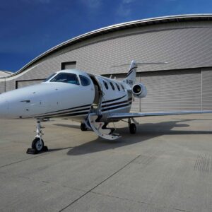 2005 Beechcraft Premier I Private Jet For Sale (M-OEWD) From JKV Aviation Ltd On AvPay aircraft exterior front left stairs down