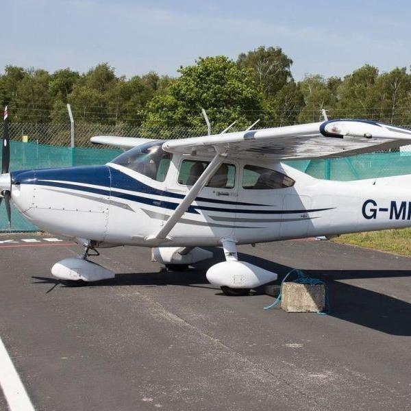 2005 Cessna 182T Skylane Single Engine Piston Aircraft For Sale By Flying Smart side on left wing