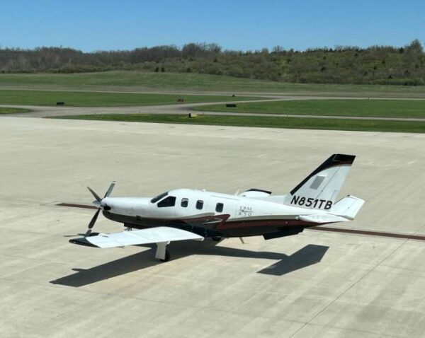 2006 Socata TBM 850 (N851TB) Turboprop Aircraft For Sale From Omnijet on AvPay aircraft exterior left side from above