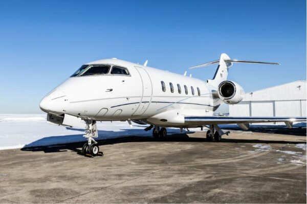 2007 Bombardier Challenger 300 (N593HR) Private Jet For Sale on AvPay by Adyson Aviation Group.
