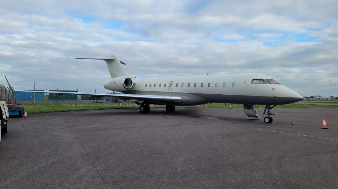 2007 Bombardier Global XRS (VP-BVG) Private Jet For Sale on AvPay by Corporate Jet Consulting.