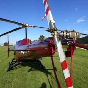 2007 Enstrom 280FX Piston Helicopter For Sale From Wilco Aviation tail rotor blades left side