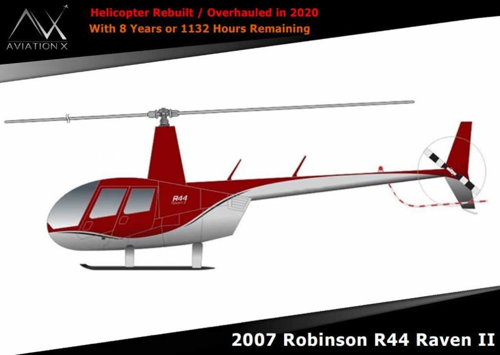 2007 Robinson R44 Raven II Piston Helicopter For Sale From Aviation X on AvPay title