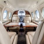 2008 Beechcraft King Air C90GTi Turboprop Airplane For Sale on AvPay by jetAVIVA. Club four seating