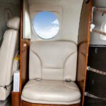 2008 Beechcraft King Air C90GTi Turboprop Airplane For Sale on AvPay by jetAVIVA. Lavatory seat