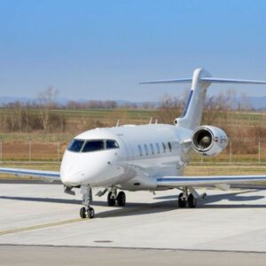 2008 Bombardier Challenger 300 Jet Aircraft For Sale From Indigo Lyon on AvPay front left of aircraft