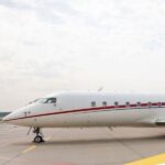 2008 Bombardier Challenger 850ER private jet for sale on AvPay by Aircraft For Africa. Left fuselage